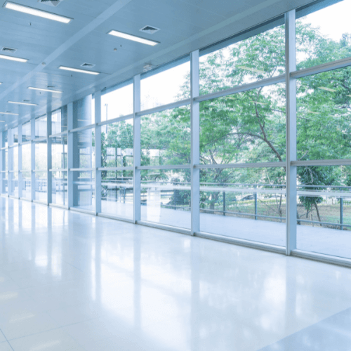 Open Floor Plans glass partitions