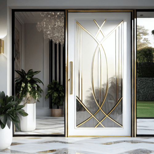 Frosted or Decorative Sliding Glass Doors​