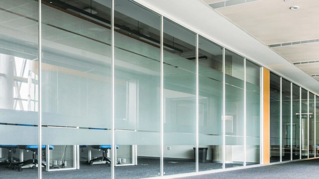 Frosted Glass Partitions