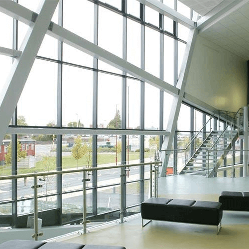 Aluminum Mullion and Transom Curtain Wall System​